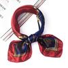 Hotel Silk Scarf Women Printing Wrap Kerchief  Neck Scarf 50*50cm Retro Ladies Scarf Foulard Square