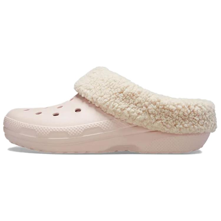 Crocs Classic Fleece Clogs Women Footwear Pink 210846-6UR