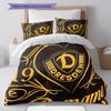 Dynamo Dresden Pattern Bedding Home Decoration Birthday Gift ( 1 duvet cover + 2 pillowcase, without core),fan merchandise.