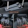 Single/Double Hook Car Headrest Hook Premium Suede Rear Seat Hanging 20Kg Large Load-Bearing Hook Hanger Universal