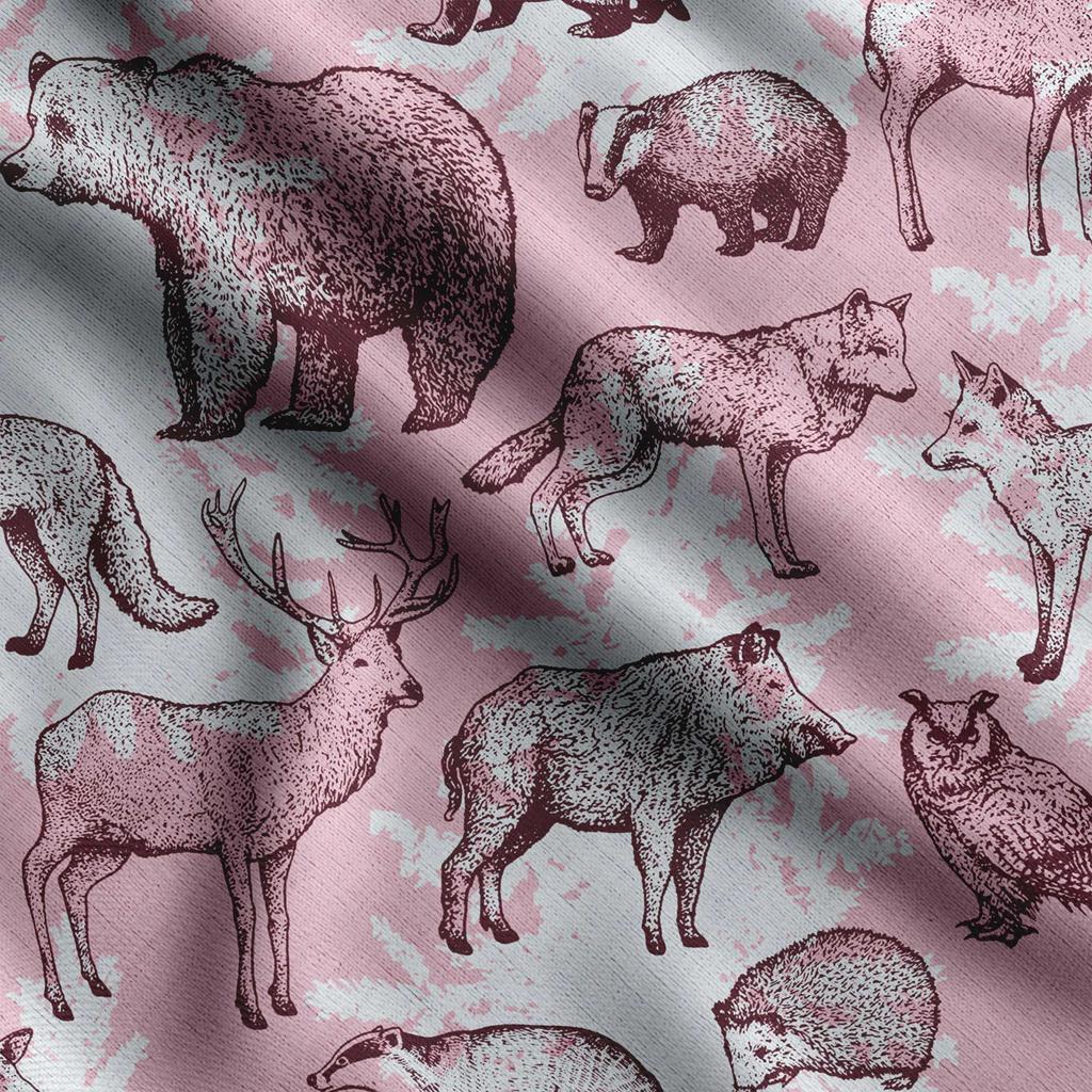 Soimoi Животный принт, хлопковый батист, ткань для квилтинга, продаваемая во дворе шириной 42 дюйма, хлопчатобумажная ткань средней плотности, швейные принадлежности,