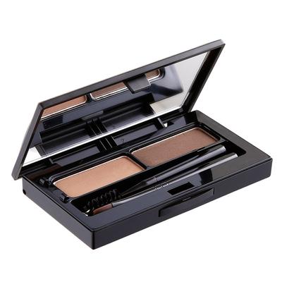 BDIVOB Mega Brow Pact 5,5 г, нет. 1 светло-коричневый + средне-коричневый, 1 шт.
