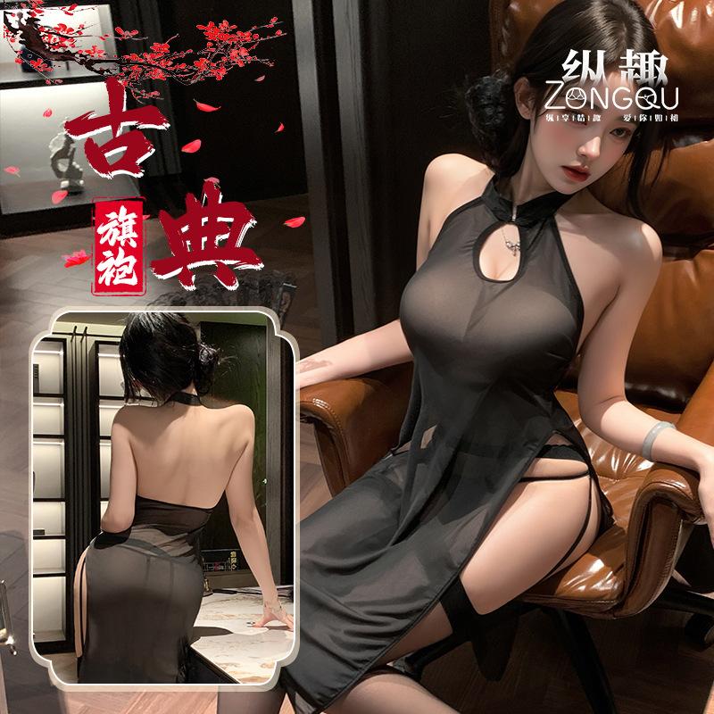 The sensual and elegant lingerie, the see-through classical cheongsam, the pure desire, the hollowed-out gauze uniform, the alluring no-take battle...