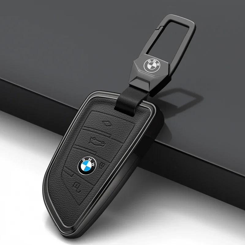 Car Key Case for BMW 216i F46 X1 X2 X3 X5 X6 GT 2 5 6 7 Series 3 4 Buttons Smart Keyless Remote Control Fobs Protector Cover UG6