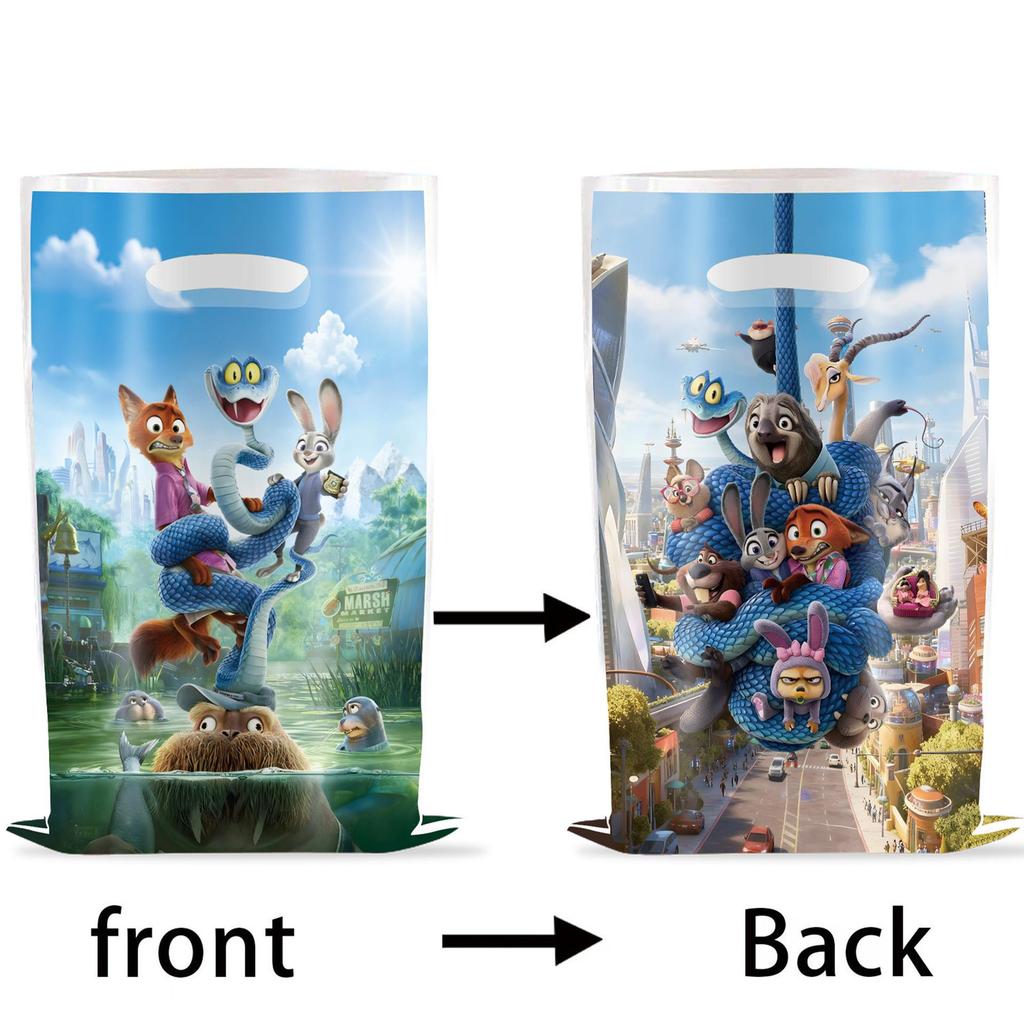 Украшения для дня рождения Зверополис 2: Гирлянды, Тарелки, Стаканы, Салфетки, Скатерть