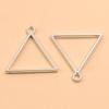 White K Alloy DIY Jewelry: Moon, Round & Heart Hollow Pendants (17 Styles)