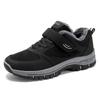 Winter Fleece Lined Ankle Boots Non Slip Warm Walking Shoes Men Women