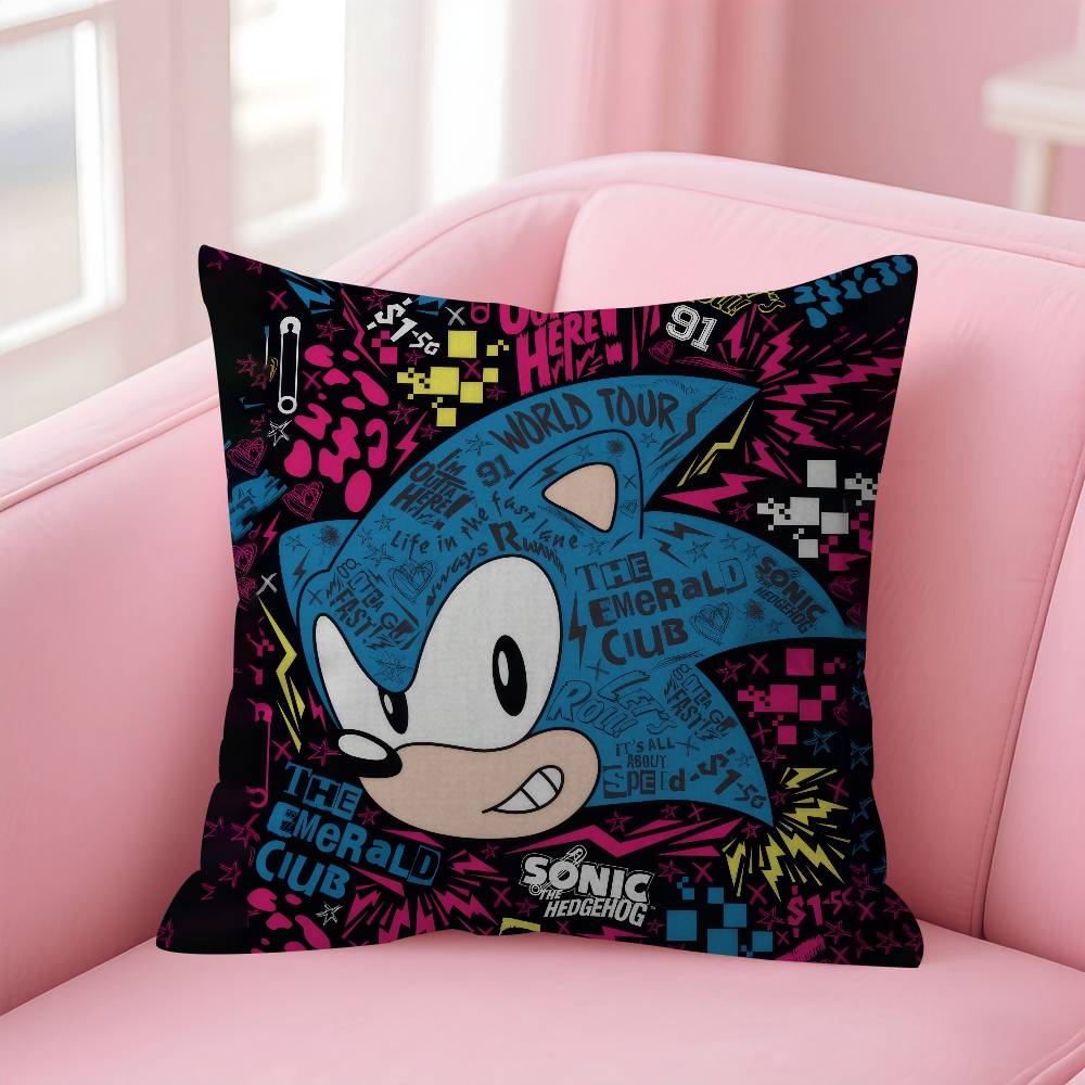 Anime SSuper SSonics Cushion Cover 30x50 Polyester Sofa Cushions Decorative Throw Pillows Home Decoration Pillowcover