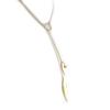 [L1312] - Gold Plated Necklace 'Cleapatra' (sliding)