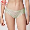 Maniform Women's Sexy Lace Mid-Low Waist Briefs