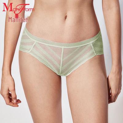 Женские сексуальные кружевные трусы Maniform со средней посадкой