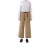 Брюки с поясом и лентой, широкие брюки, повседневные, песочно-бежевые, размер L [Champion] CW-Y203 женские