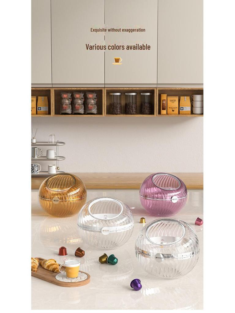 Luxurious Tea & Coffee Capsule Storage Rack