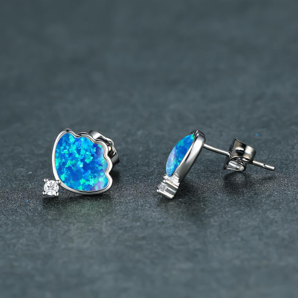 Новая Мода Ракушечный Край Одиночный Белый Бриллиант Женская Серьга Простой и Универсальный Ушной Аксессуар