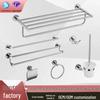 304 Stainless Steel Towel Bar Bathroom and Kitchen Hardware Kit