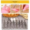 32Pcs Cake Decorating Tools Reusable Pastry Bags Stainless Steel Nozzles Tip for Frosting Cookie Cupcake DIY Dessert Baking Tool