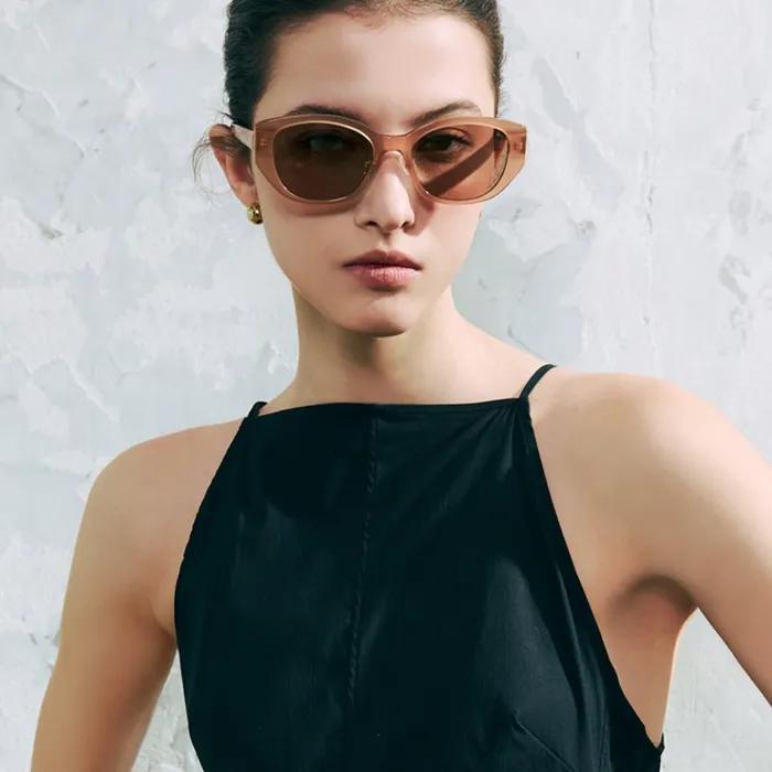 26SS Солнцезащитные очки Margo Квадратные Бежевые