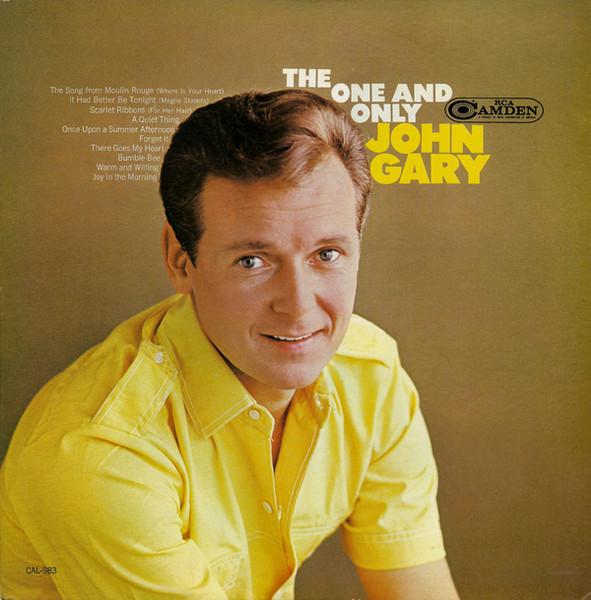 LP Пластинка ДЖОН ГЭРИ - Единственный и неповторимый CAL983 RCA Camden 1966 США Джаз Б/У