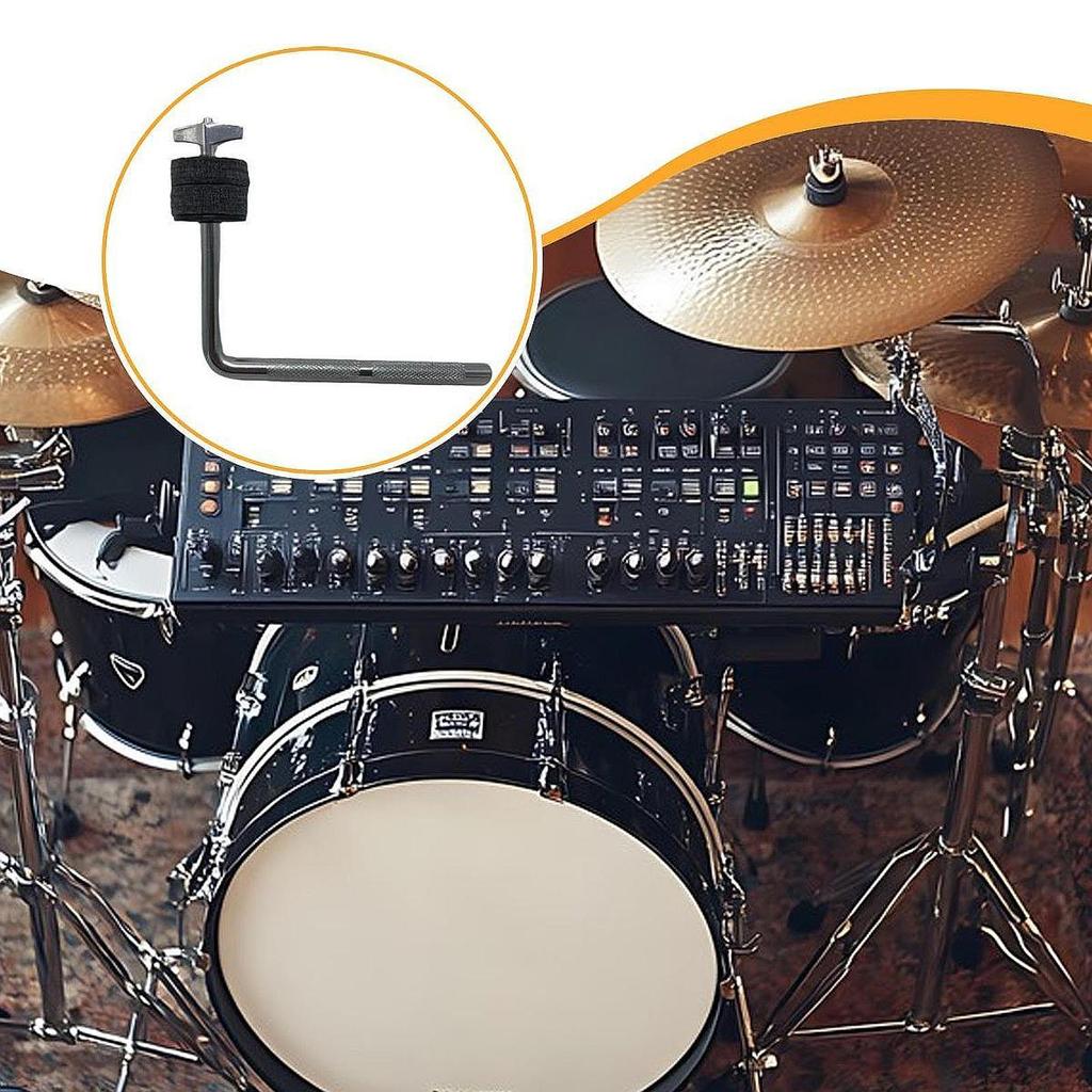 Кронштейн для барабана, тарелки, рычага, перкуссии, аксессуары, фурнитура, профессиональный, крепление, зажим для стержня L