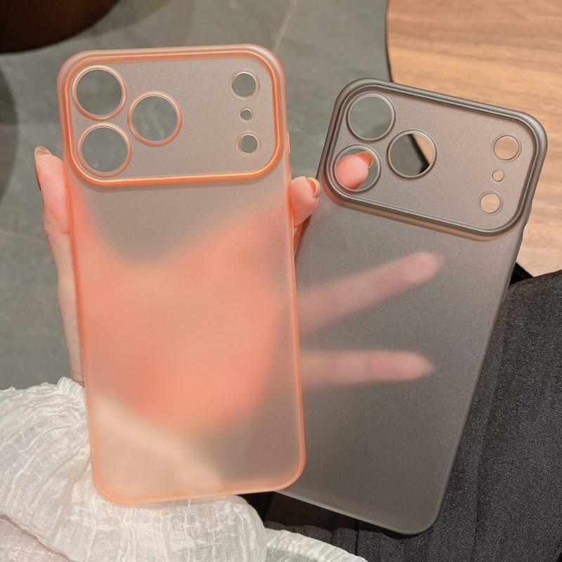 UltraThin PC Hard Case for iPhone 17 Air 16 15 14 Plus 13 Pro Max Clear Translucent Shockproof Slim Lens Protection Cover