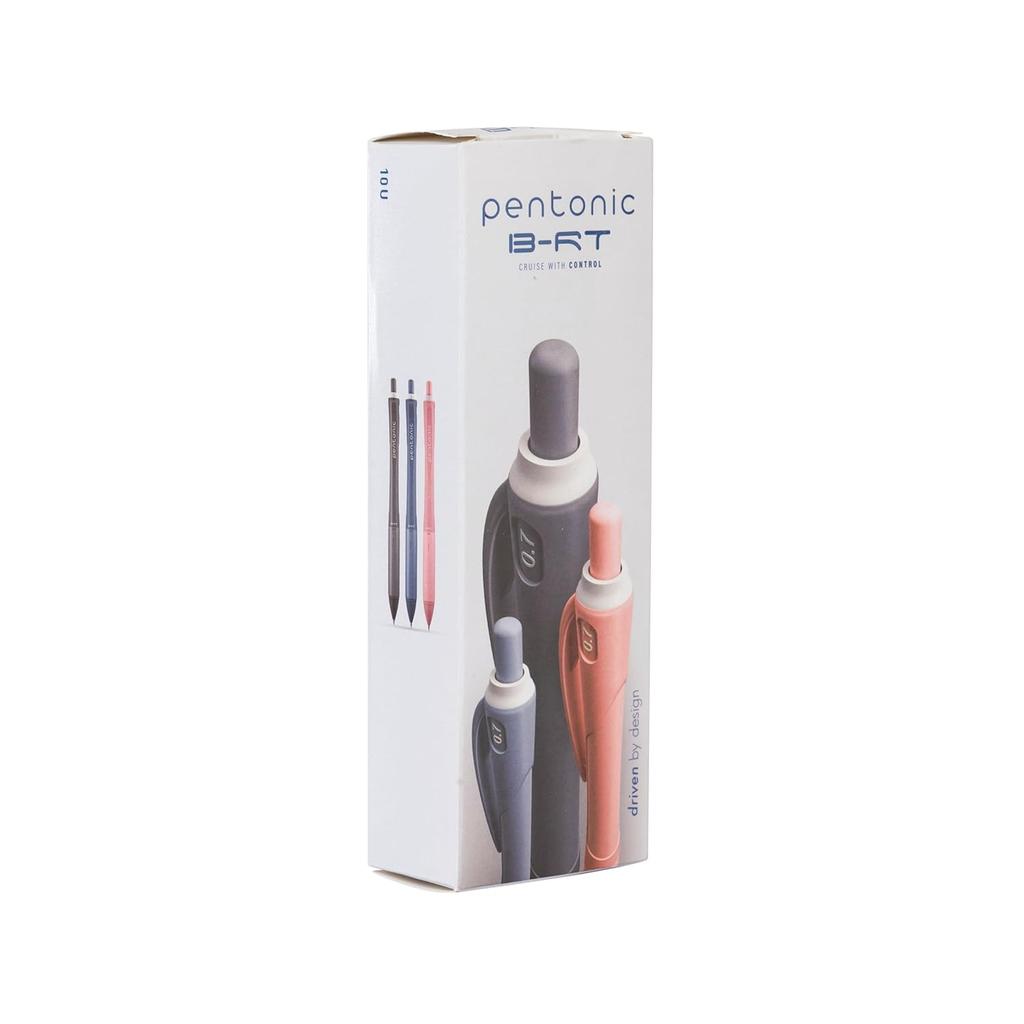 Pentonic B-RT Shades 0.7 mm Ball Point Pen Pack of 2 X 10pcs Blue Ink for Office, Home & School Use