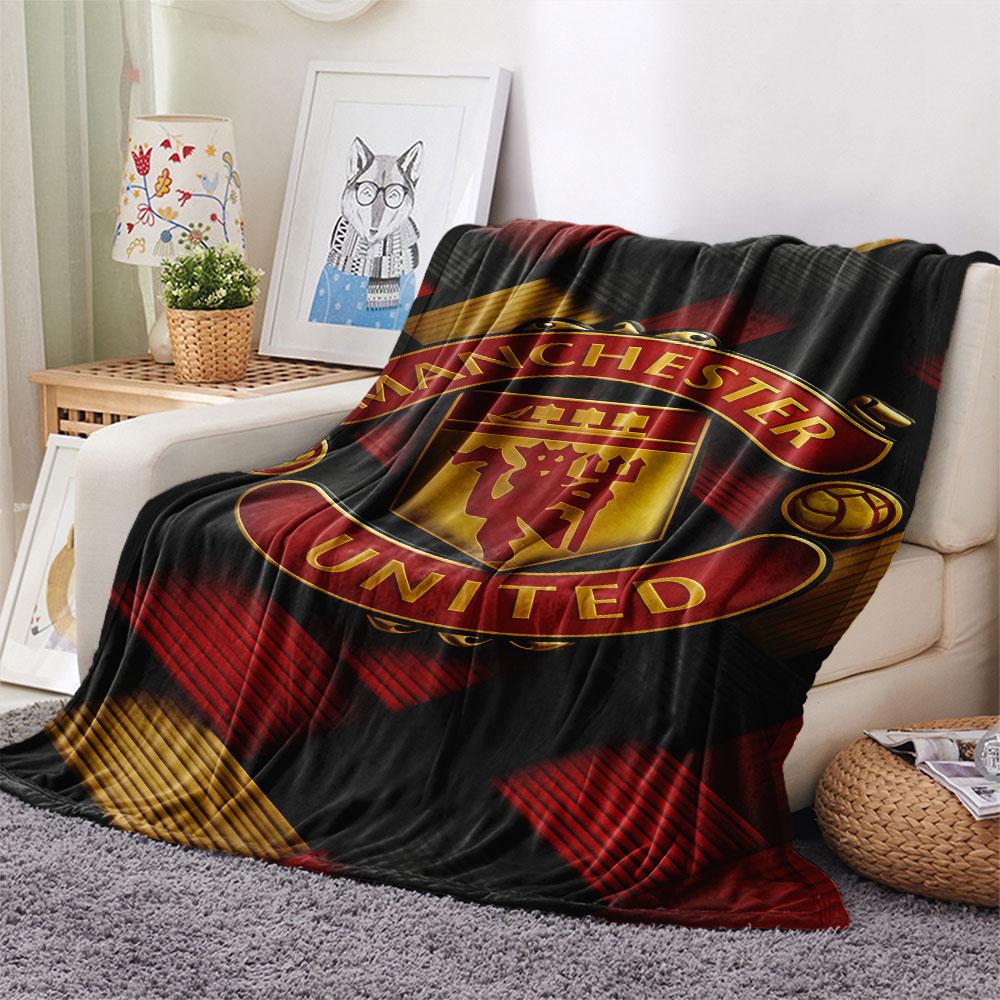 Elite MUFC Squad Blanket, High quality Comfortable for All Seasons, Home Decor, Warmth and Comfort