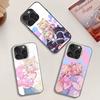 Мультяшный чехол для телефона F-FUWAMOCO для iPhone 17 16 15 14 13 12 11 Pro Max Plus Цветной ударопрочный задний серебряный чехол