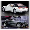 1:24-масштабная модель автомобиля из сплава Benz S680, игрушечный автомобиль с откатным механизмом со звуком и светом для подарочных коллекционных предметов, литье под давлением, модель автомобиля