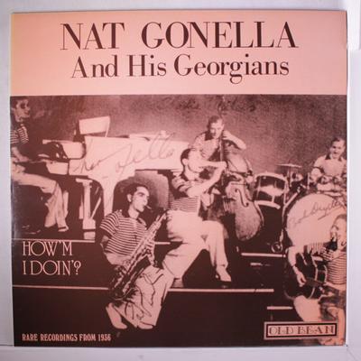 Виниловая пластинка NAT GONELLA HIS GEORGIANS Howm I Doin OLD11 Old Bean Record 1987 UK Jazz Б/у