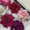 Women Girls Keychain Chic Handicrafts Punk Style Artificial Flower Gift Bag Pendant Fashion Accessories 4 Colors