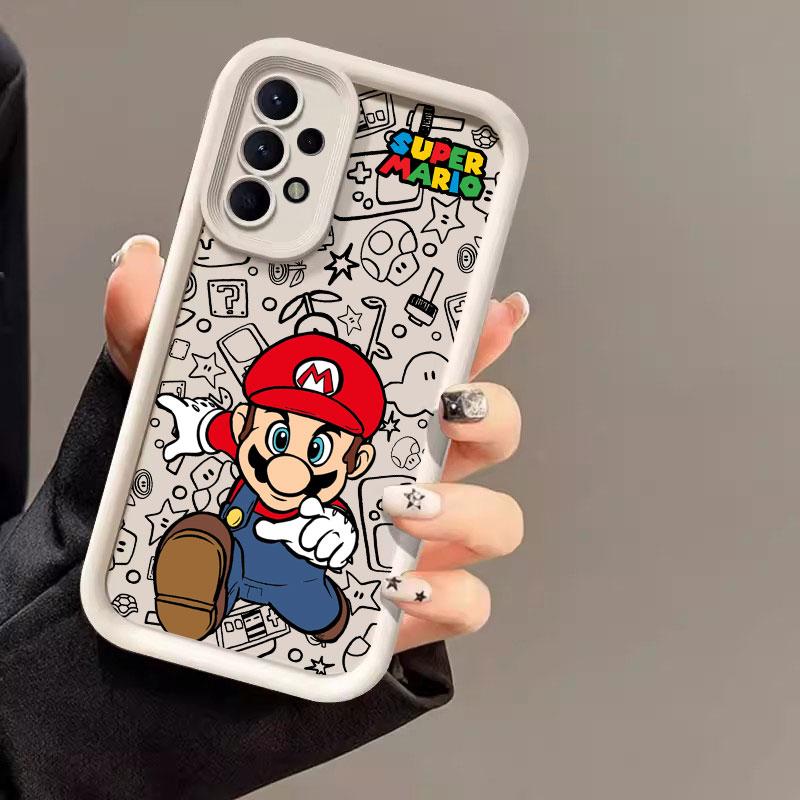 Super-Bros Case For Samsung Galaxy A55 5G Case A35 A13 A54 A53 A52 A34 A33 A32 A21S A14 A23 A24 A12 A51 A71 Phone Cover M-Marios
