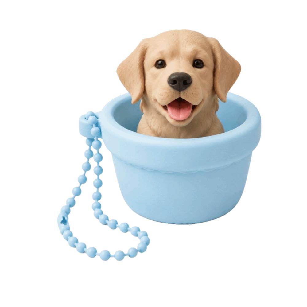Key Ring Fidget Clicker Keychain 3D Printed Dog Button Press Key Chain Bag Charm