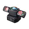 LED 60W Two-armed Stage Light RGBW 4IN1 Full Color Beam Rotating Moving Head Light DMX Remote Control for DJ Disco Party