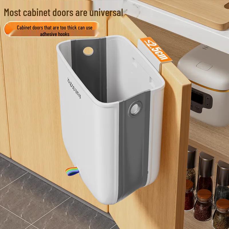 Складное настенное мусорное ведро Jiabangshou 8 л