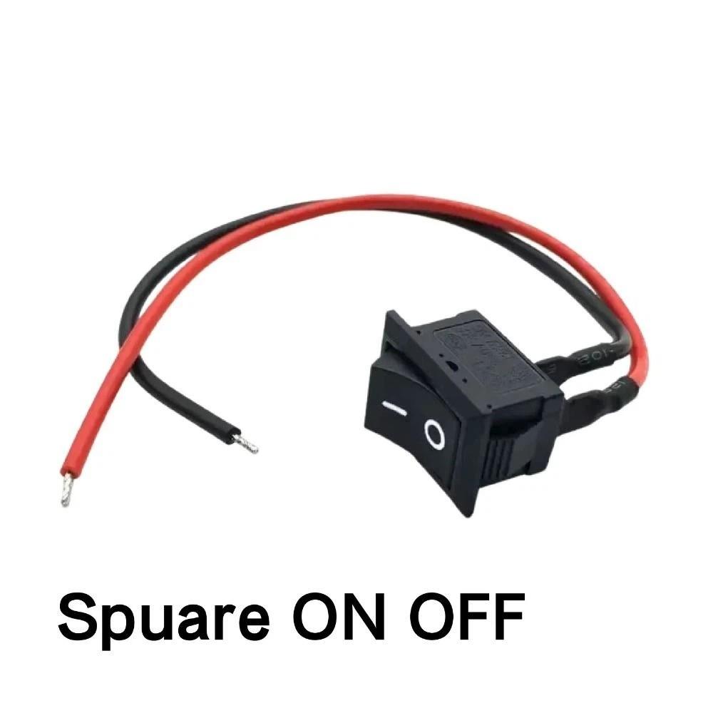 10Pcs Pre-Wired Controller Power Switch 2/3 Pin Toggle Switch SPST Switch Motorcycle Use