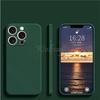 Чехол для iPhone 16 Pro Max Жидкий силикон Оригинальный Однотонный Резиновый ТПУ Защитный Чехол Для iPhone 16 15 Pro Max Чехол ТПУ Ударопрочный
