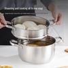 Sigang 26CM 201 Stainless Steel Steamer Pot