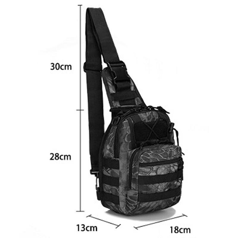 Military Tactical Backpack Outdoor Sports Climbing Camping Hunting Fishing Bottle Pack Shoulder Bags 10 Colors Wallet Women Men