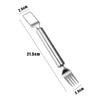 2-in-1 Stainless Steel Fruit Cutters Dual Head Watermelon Fork Cutter Slicer Tool For Home Kitchen Gadget Melon Cube Cutter
