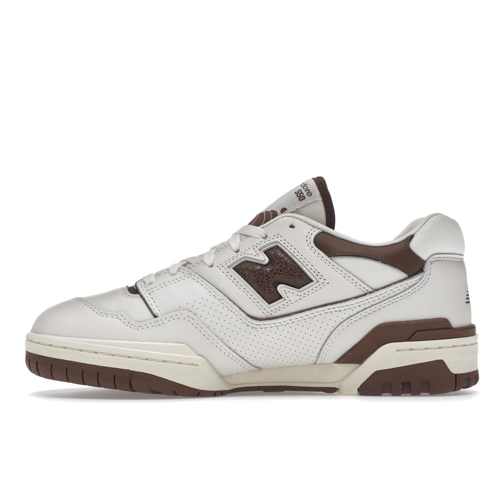 Aimé Leon Dore x New Balance 550 Коричневые Унисекс Кроссовки Белые BB550AB1