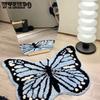 Ковер в форме бабочки для гостиной, коврик для пола у входа в спальню, противоскользящий коврик для ванной