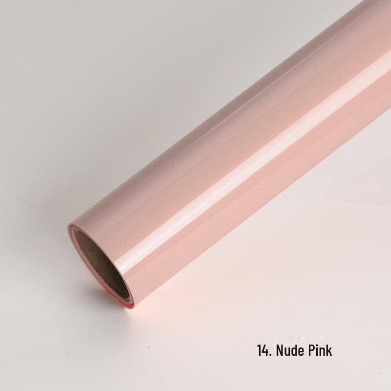 Рулонная желейная пленка, водонепроницаемая упаковочная бумага для цветов, прозрачная хрустальная бумага для цветочных магазинов