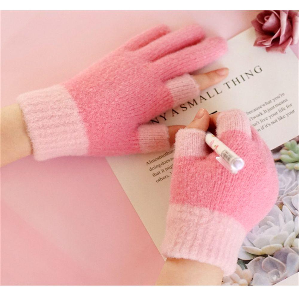 Fashion Men Women Elastic Touch Screen Gloves Thick Warm Mittens Arm Warmers Plus Velvet