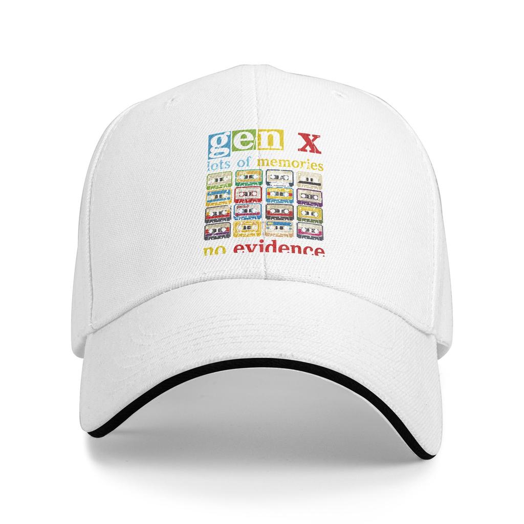 Spring Casual Baseball Cap Gen X Cassette Memories No Evidence Running Hippie Trucker Hat Visor Street Style Snapback Cap