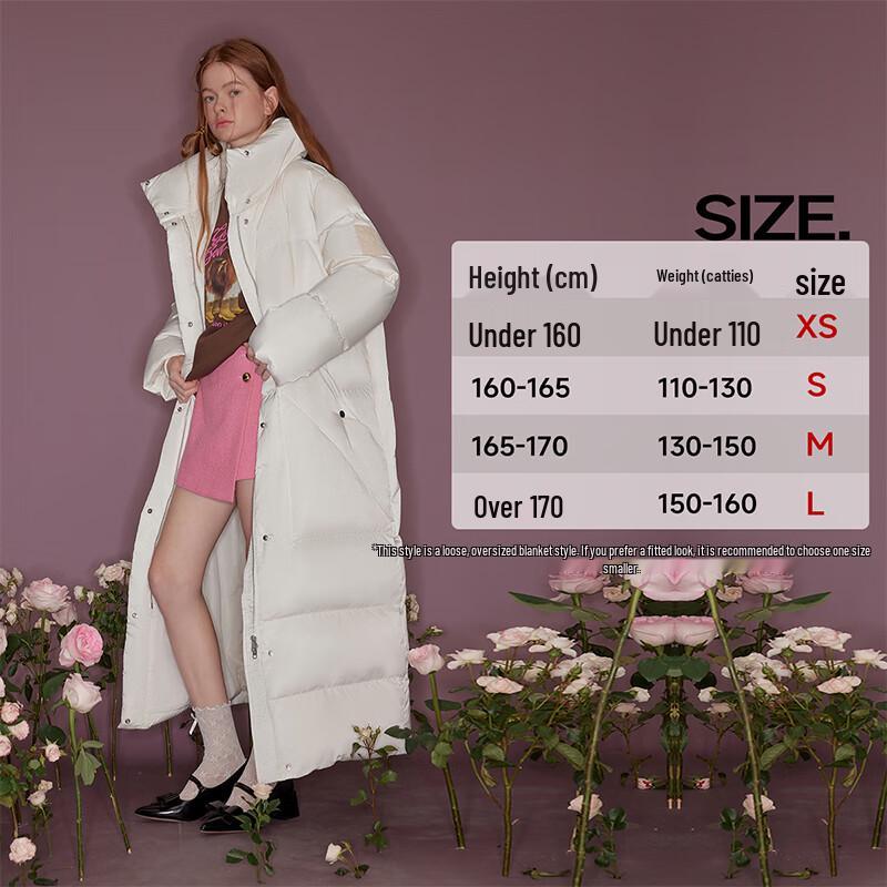 GREEN BELT Women's Long Duck Down Puffer Jacket