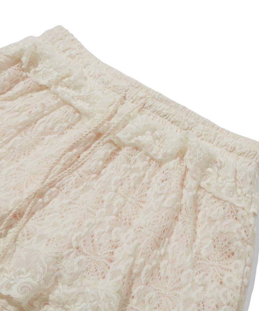 Penfield Knit Lace Layered Tiered Skirt Ivory_Fr3Ws35F