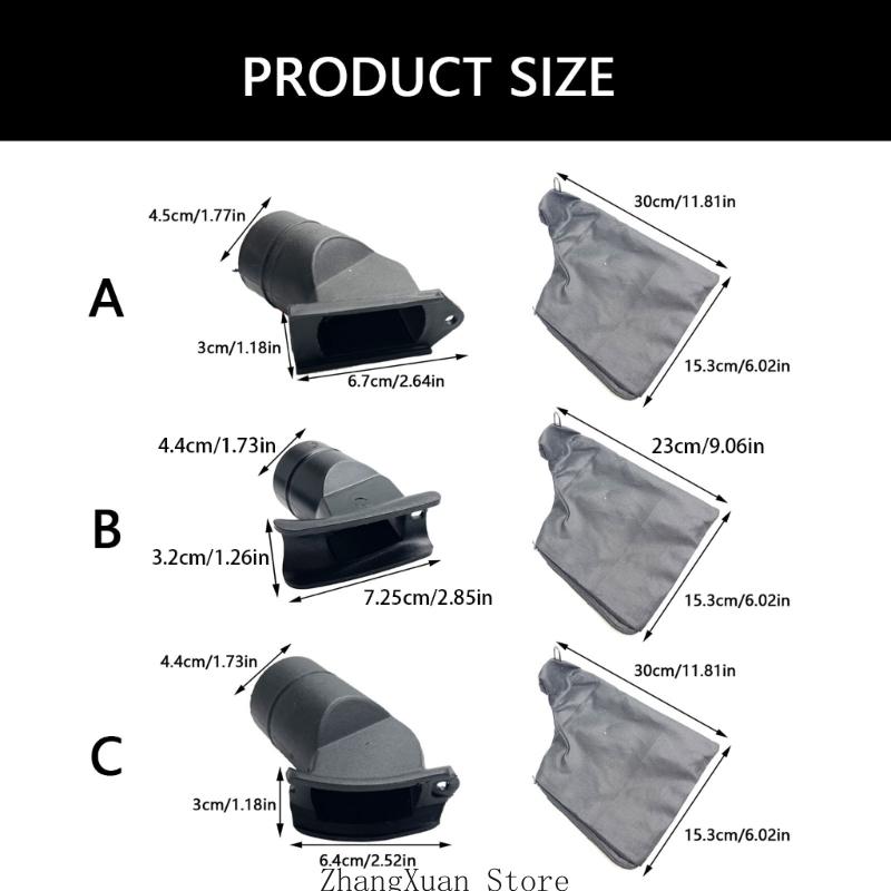 Premium Dust Bag with Air Outlet for Aluminum Hacksaw Machines Perfect for Professional Craftsmen and Hobbyists 3XUF