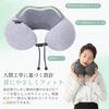 adelphos PL3DX Portable Airplane Neck Pillow with Memory Foam Pump (Pack of 2)