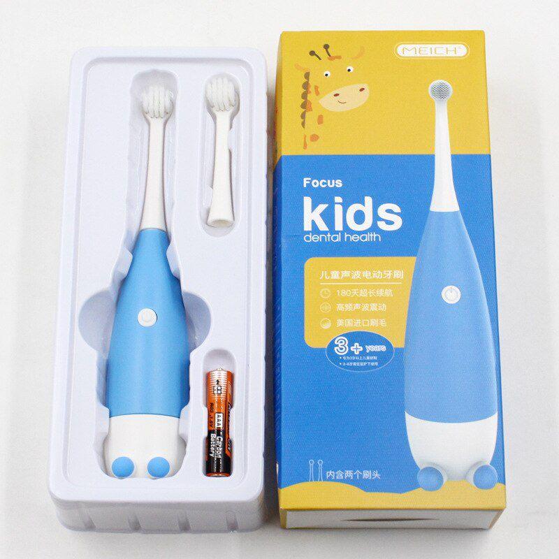 Automatic Electric Toothbrush For Kids With Soft Silicone For Baby And Toddler