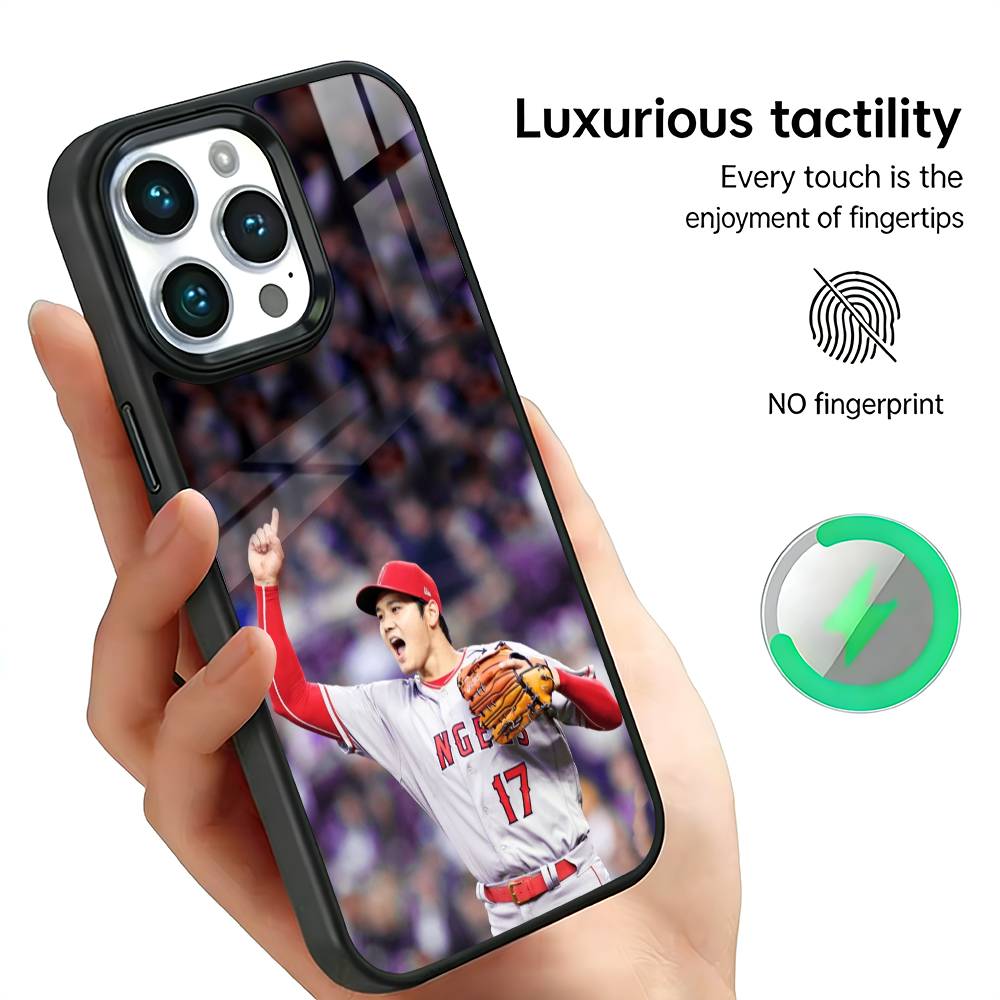 Baseball player S-Shohei Ohtani Phone Case For iPhone17,16,15,14,13,12,11 Plus,Pro Max, New Magnetic Wireless Charging